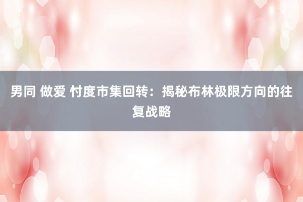 男同 做爱 忖度市集回转：揭秘布林极限方向的往复战略